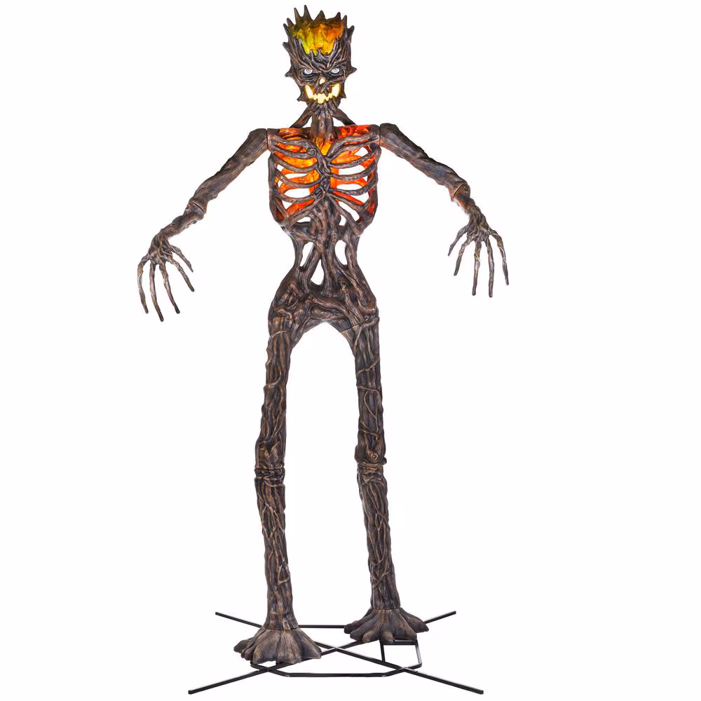 💥 Early Bird Halloween Sale!🔥 Giant Ground Breaking Skeleton with LCD Eyes and Sound Halloween Decor Prop