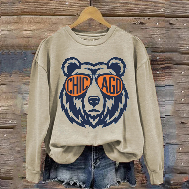 Chicago Football Graphic Sweatshirt