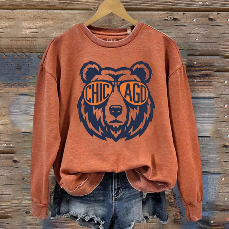 Chicago Football Graphic Sweatshirt
