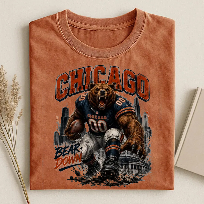 Chicago Football Graphic T-shirt