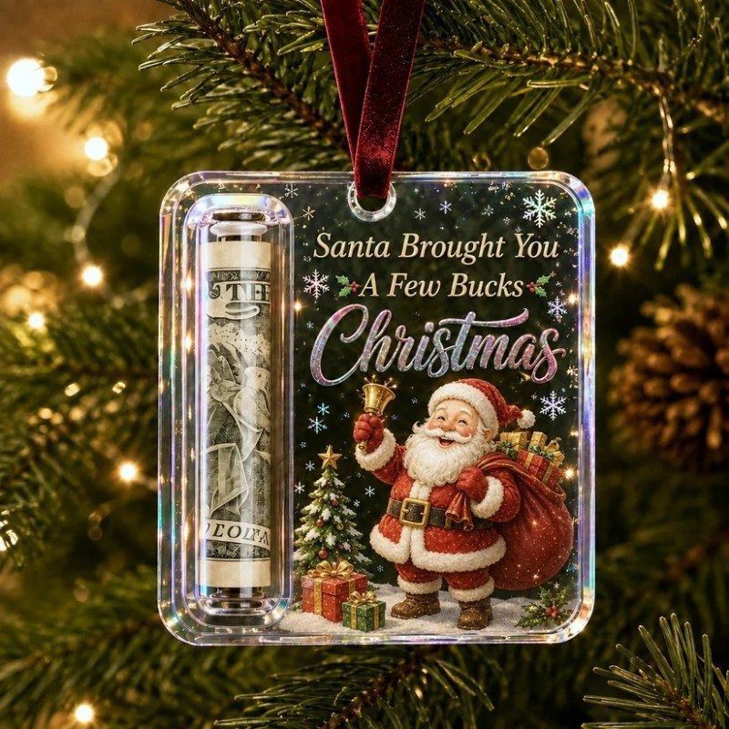  Creative  Christmas Cash Holder Tree Ornament