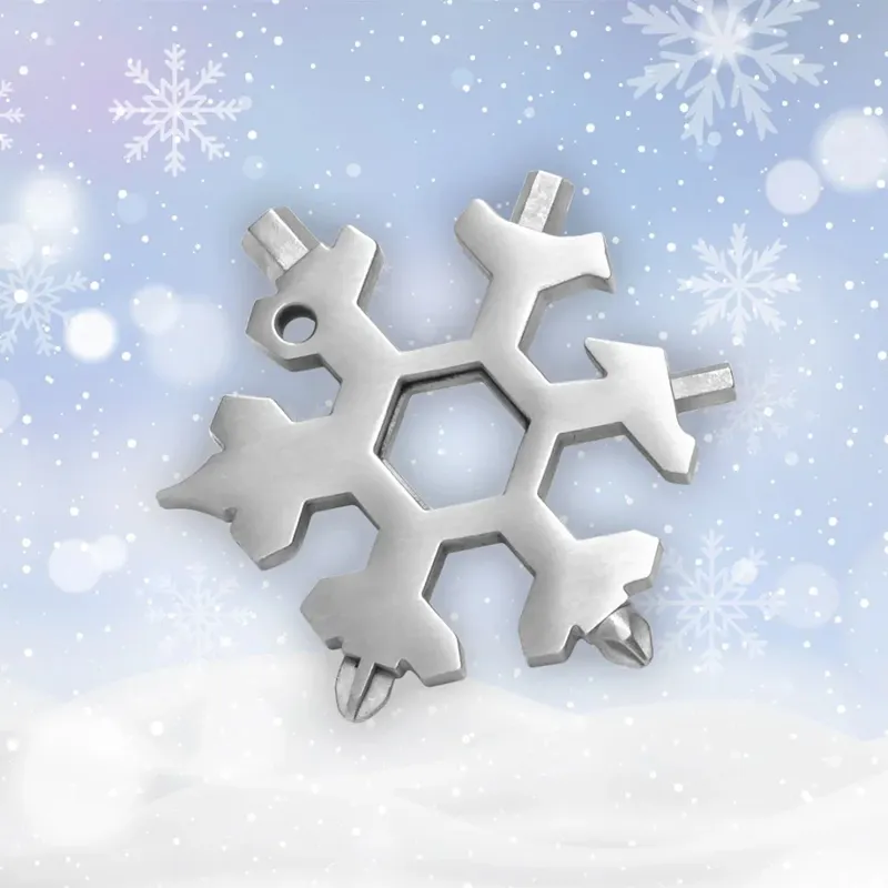🎅Christmas idea🧶 18-in-1 Snowflake Multi-Tool