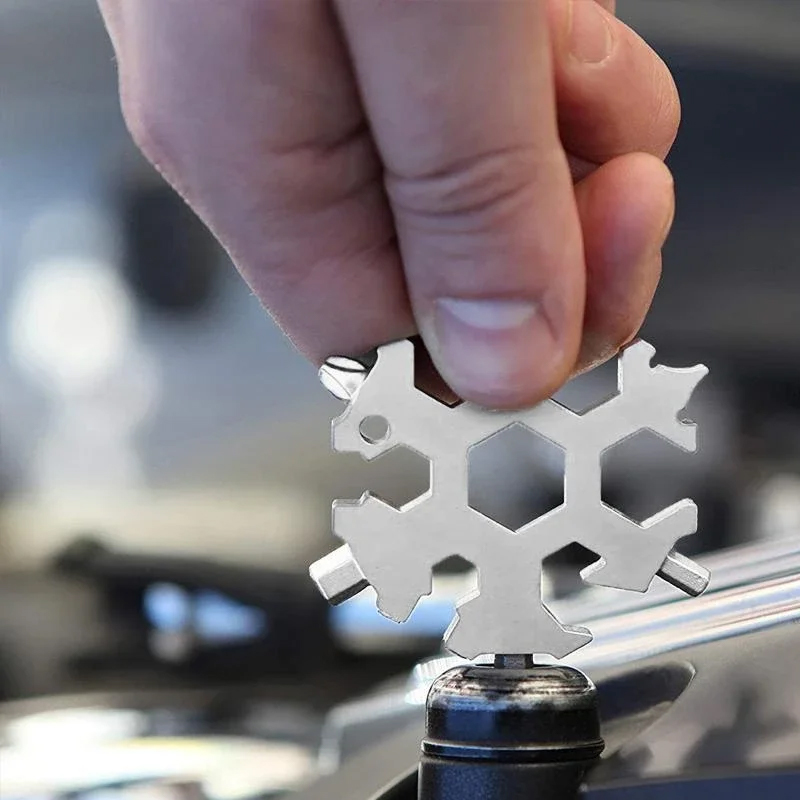 🎅Christmas idea🧶 18-in-1 Snowflake Multi-Tool
