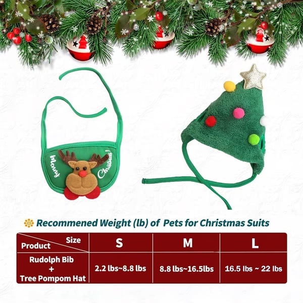 Last Day Promotion 50% OFF-Adorable Christmas Tree Pom-Pom Hat