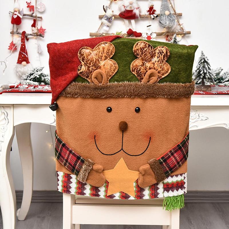 🔥-Cute Christmas Themed Chair Cover🎄