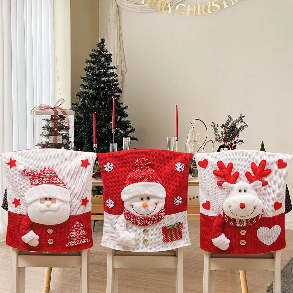 🔥-Cute Christmas Themed Chair Cover🎄