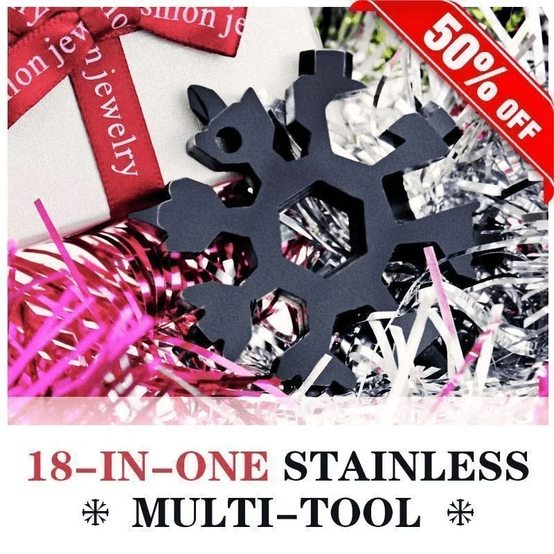 🎅Christmas idea🧶 18-in-1 Snowflake Multi-Tool