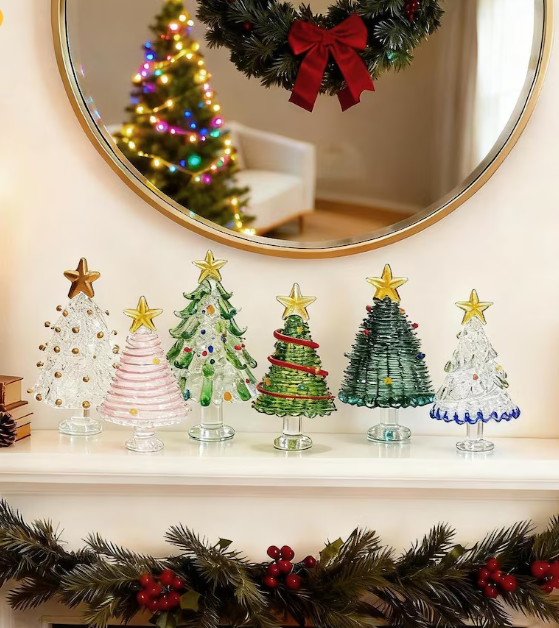 Handmade Stained Glass Christmas Tree