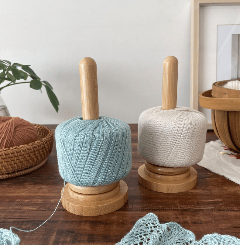 Christmas Gift For Your Friend Who Crochets 🧶✨Wooden Yarn Spool Rack