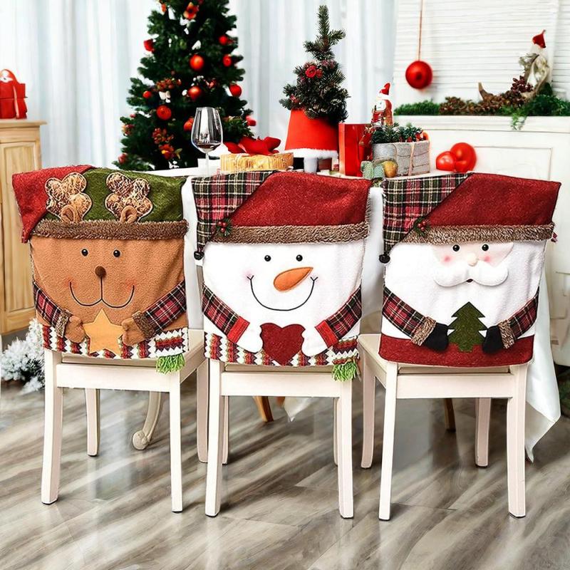 🔥-Cute Christmas Themed Chair Cover🎄