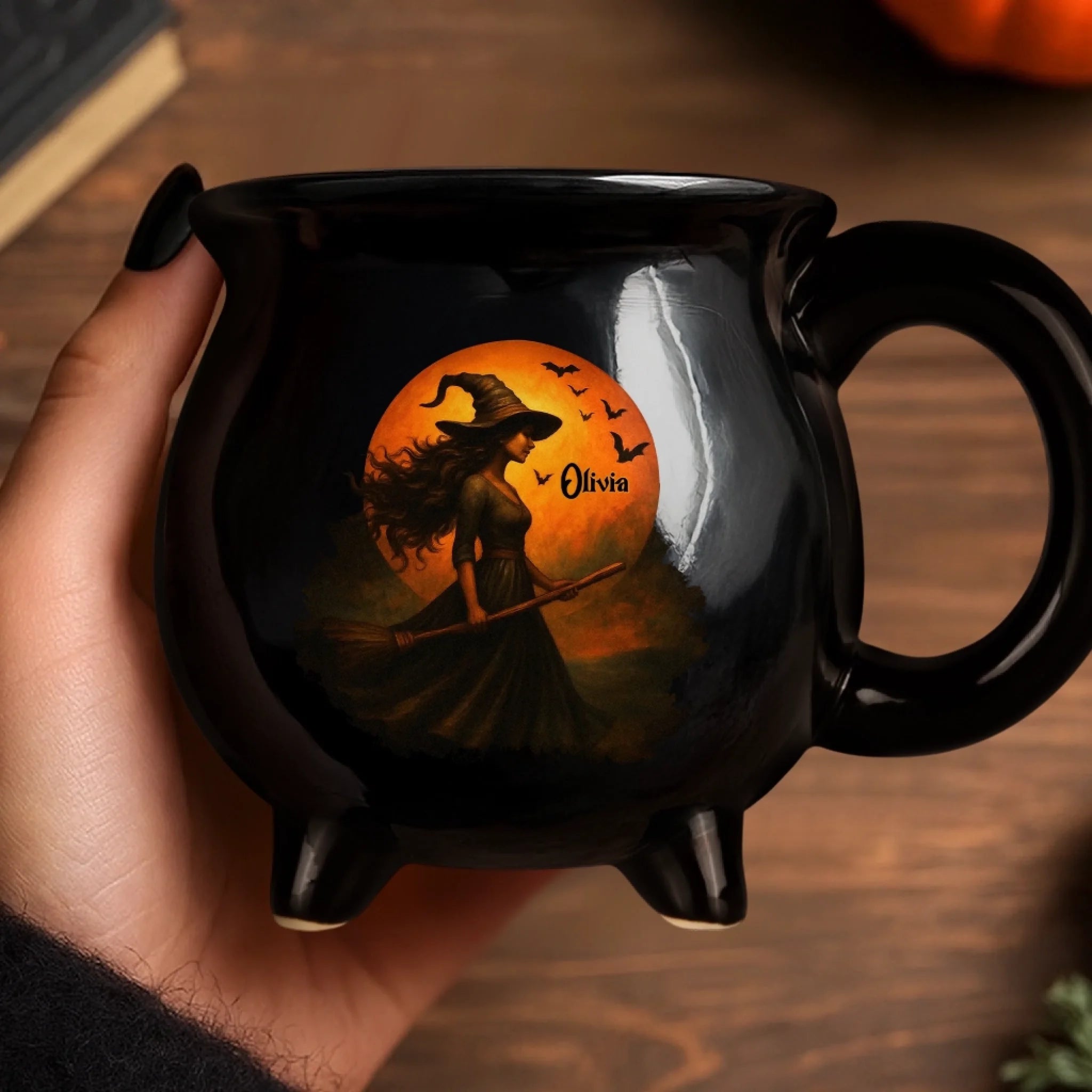 Custom Witch Cauldron Coffee Mug