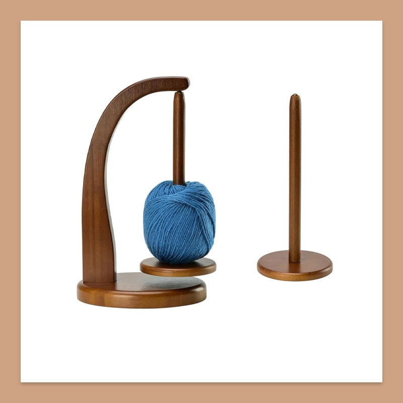 Christmas Gift For Your Friend Who Crochets 🧶✨Wooden Yarn Spool Rack
