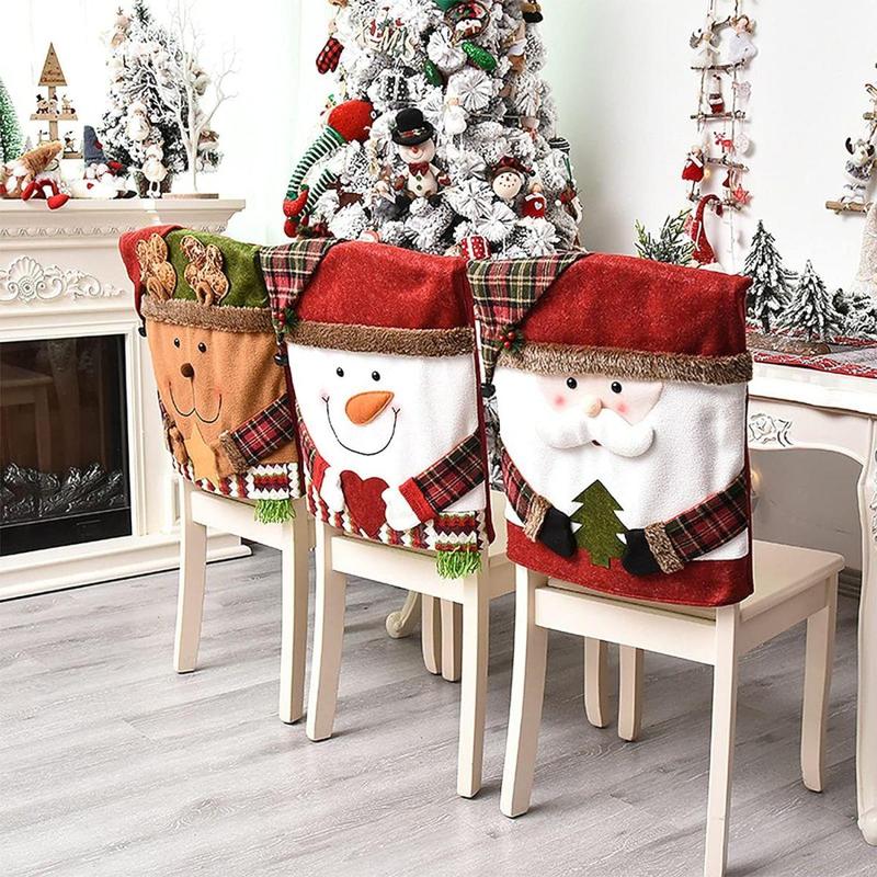 🔥-Cute Christmas Themed Chair Cover🎄