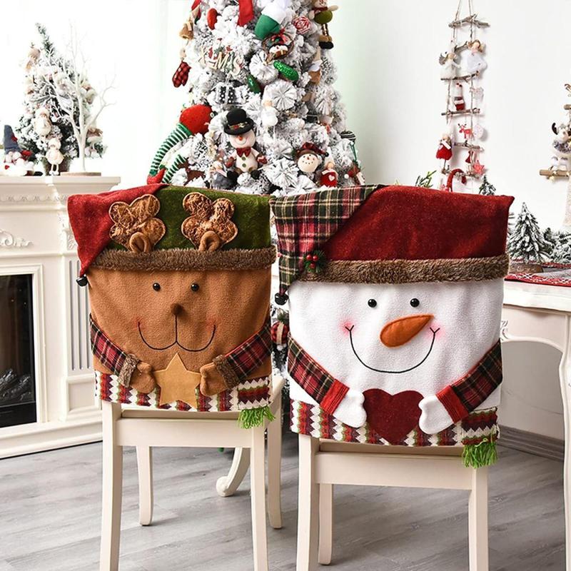🔥-Cute Christmas Themed Chair Cover🎄