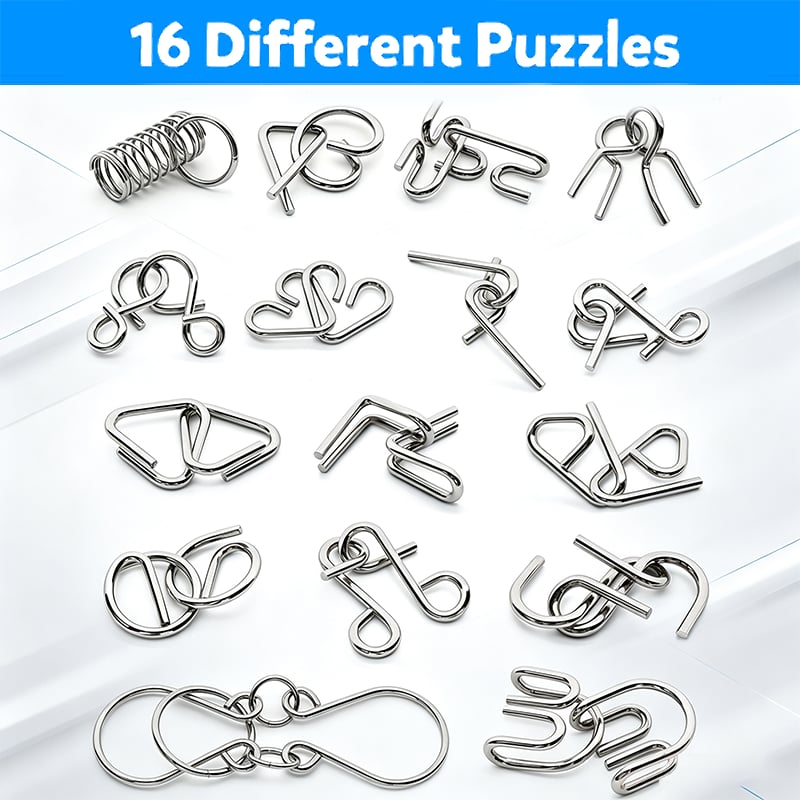 The Best Christmas Gift&Metal Montessori PuzzleSolving