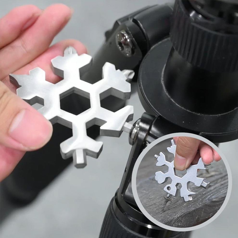 🎅Christmas idea🧶 18-in-1 Snowflake Multi-Tool