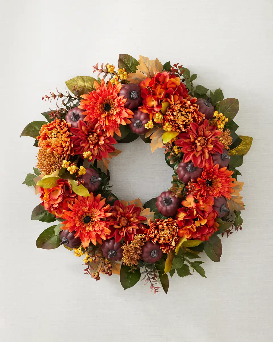 Pumpkin Floral Foliage