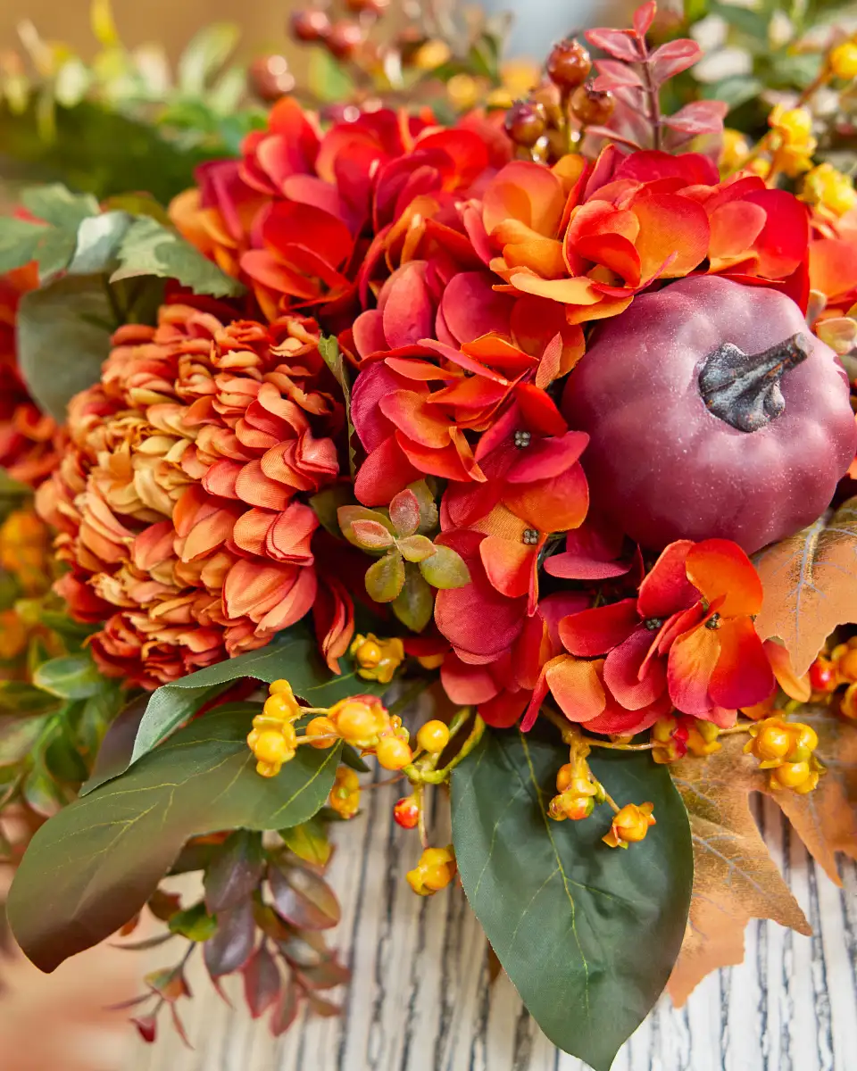 Pumpkin Floral Foliage