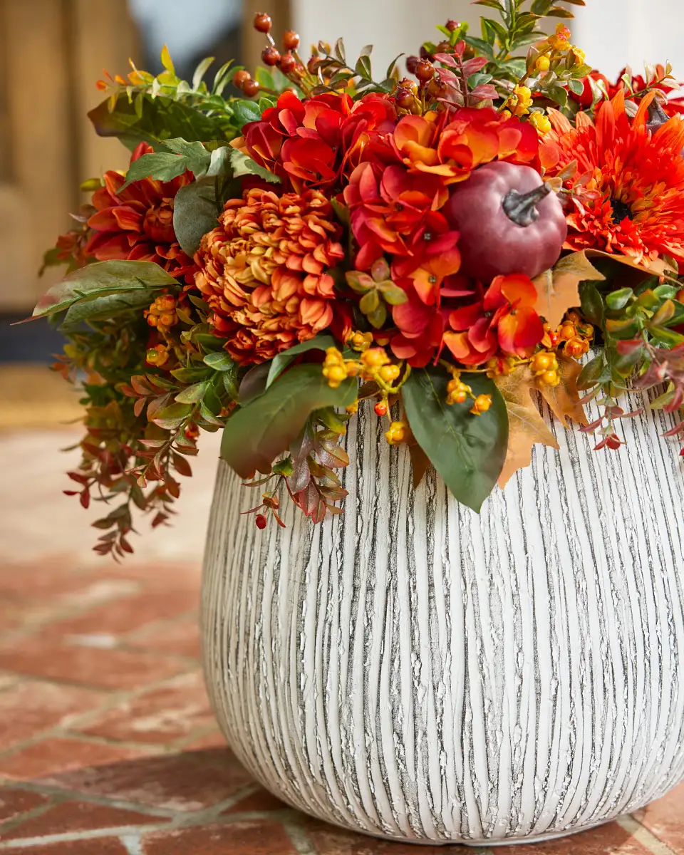 Pumpkin Floral Foliage