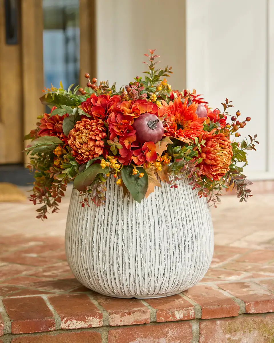 Pumpkin Floral Foliage