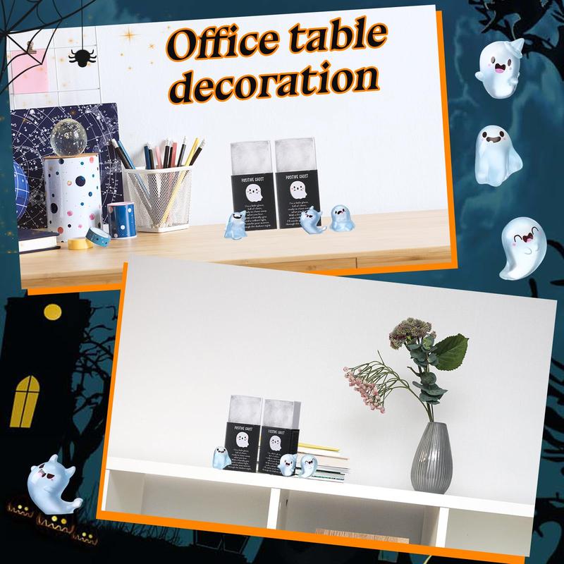 🎃👻Glow in the Dark Mini Ghost Figures with Box