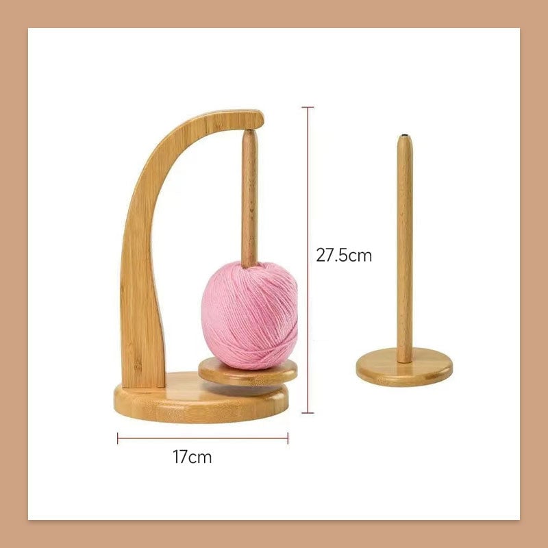 Christmas Gift For Your Friend Who Crochets 🧶✨Wooden Yarn Spool Rack