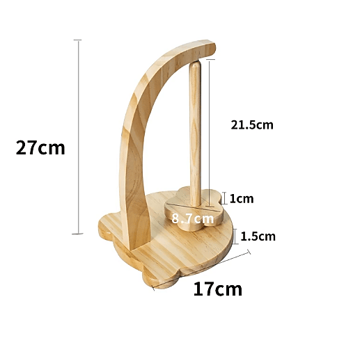 Christmas Gift For Your Friend Who Crochets 🧶✨Wooden Yarn Spool Rack