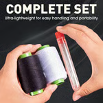 34PCS Big Eye Steel Needles Set - Long & Thin Handmade Quilting & Sewing Needles Kit for DIY Sewing Projects
