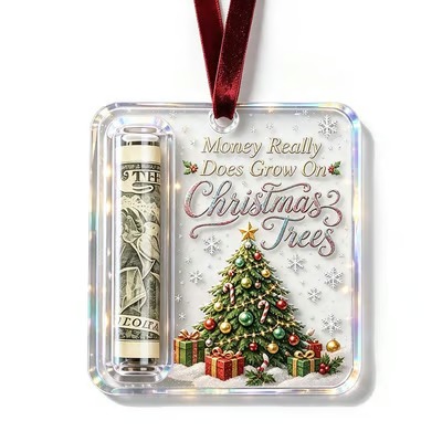  Creative  Christmas Cash Holder Tree Ornament