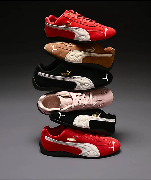PUMA Men's Speedcat OG Black & White Shoes | Zumiez