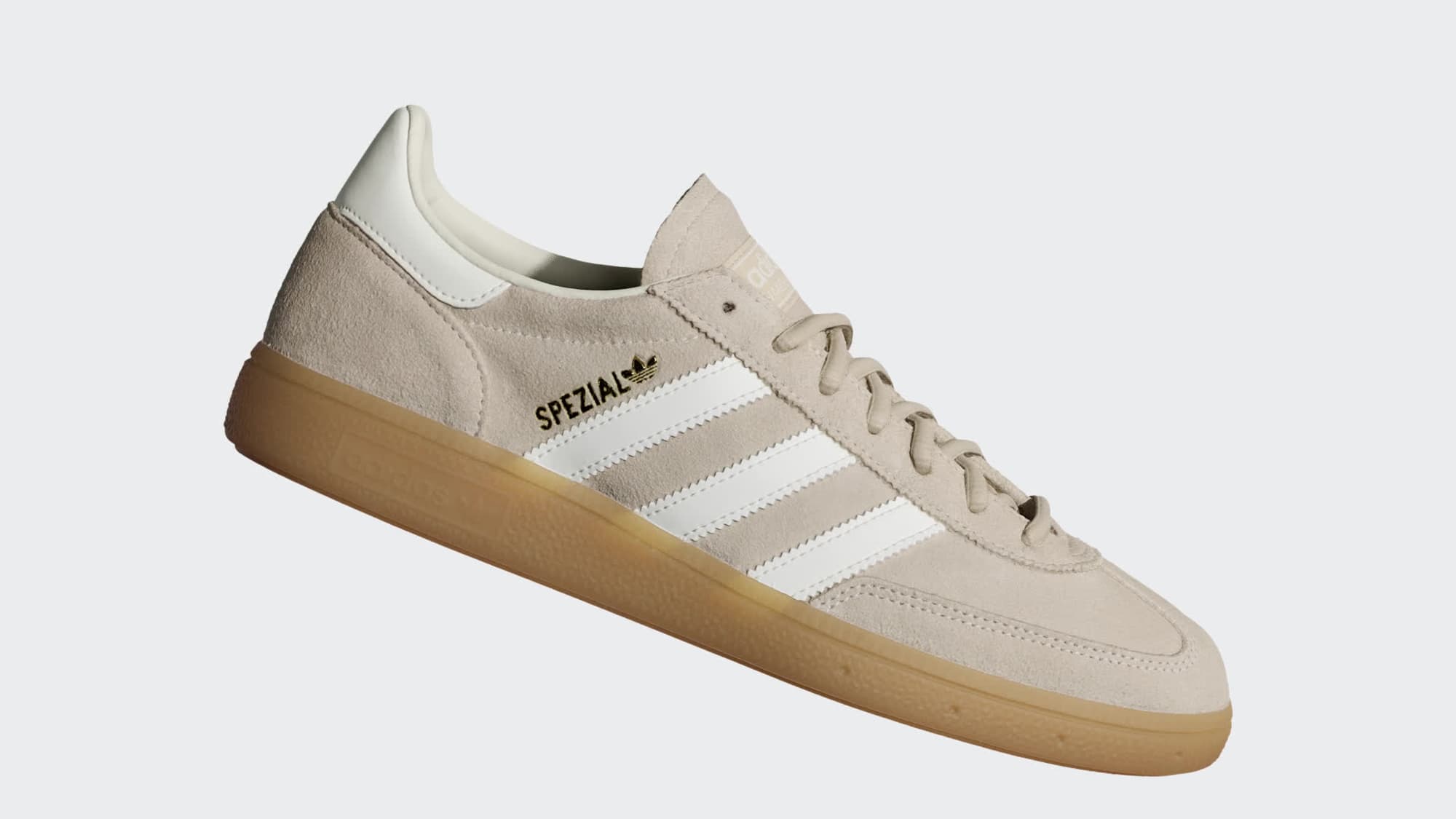 핸드볼 스페지알 - Khaki Three / Off White / Gum - KZ6703 - HeroMrktng View 1