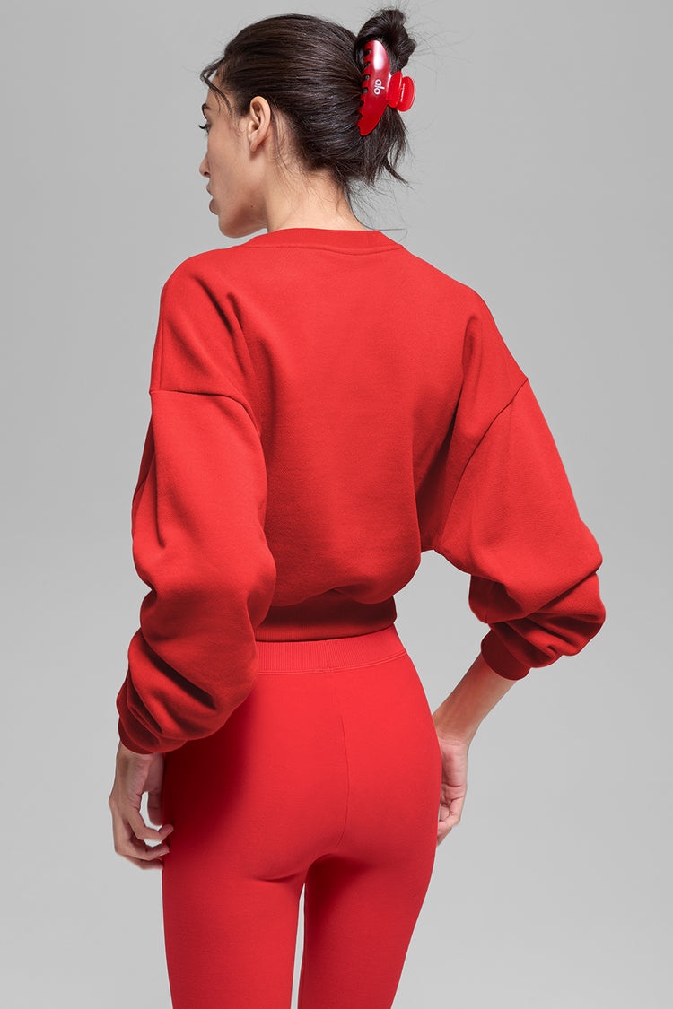 Cropped Accolade Crewneck