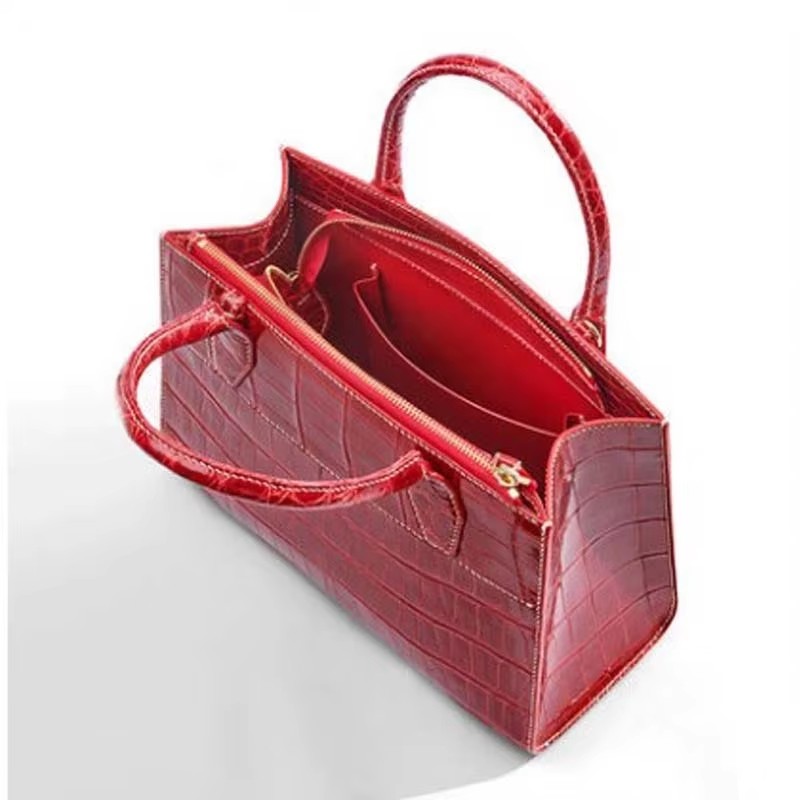  gete new 2026Crocodile leather handbag 、lady crocodile handbag for women estuarine crocodile handbag for femal handbag