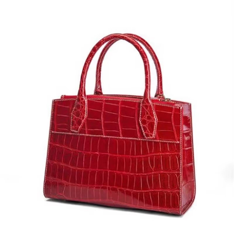  gete new 2026Crocodile leather handbag 、lady crocodile handbag for women estuarine crocodile handbag for femal handbag