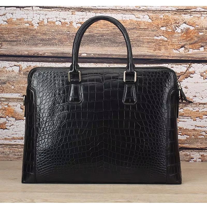 ourui bag male  business  men briefcase crocodile leather bag men handbag  male bag