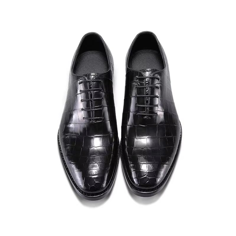 duanshe nile crocodile leather shoes  men formal shoes  handmade sewing