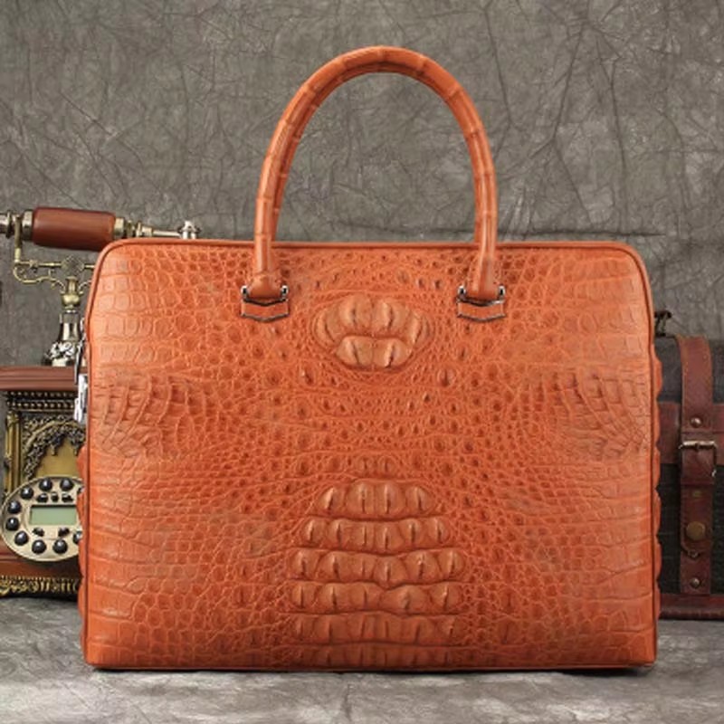 ourui bag men business men briefcase  female handbag Package male men crocodile leather handbag