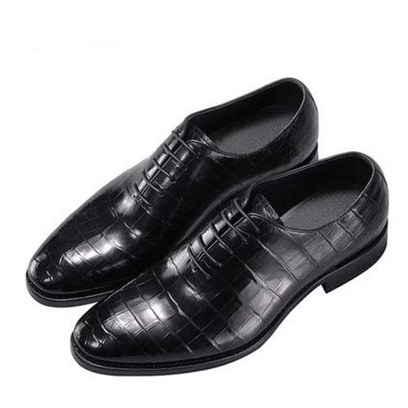 duanshe nile crocodile leather shoes  men formal shoes  handmade sewing