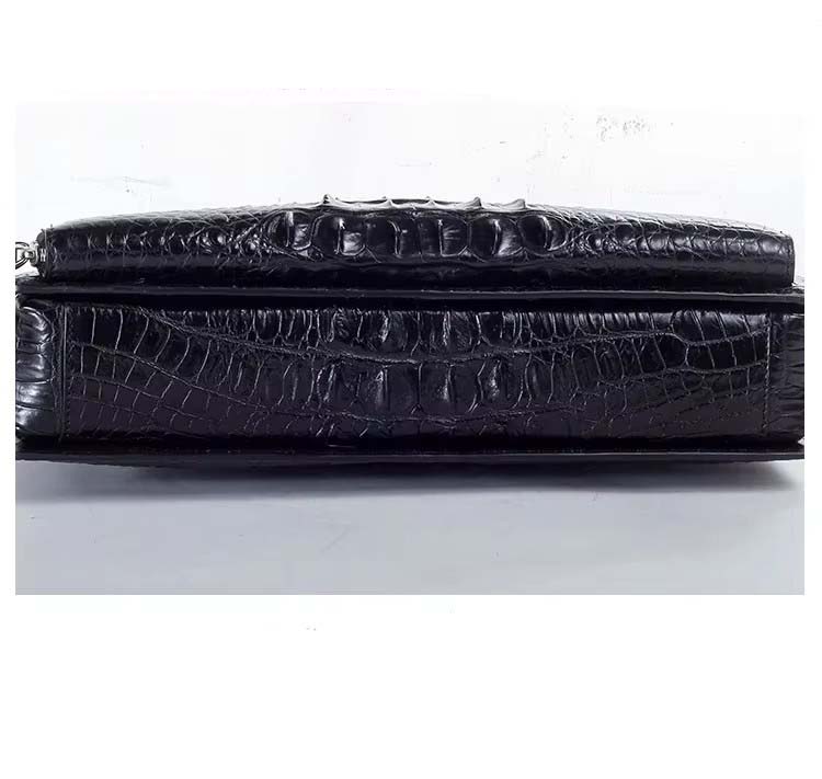 crocodile leather bag handbag male men bag big bag large bag fashion brunsh color good color