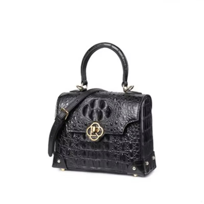 ouluoer crocodile leather  bag Inclined single shoulder bag  crocodile leather women handbag  fashion  Female bag