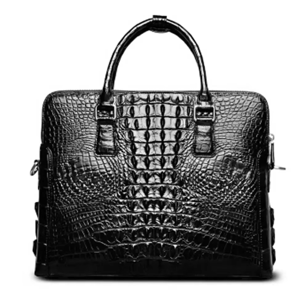 jianglang new real crocodile leather  men handbag male  Commercial  Single shoulder bag