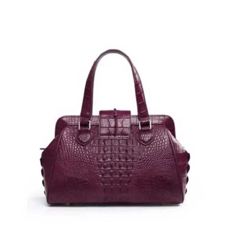 gete 2026 new Imported genuine crocodile leather women handbag for lady fashion crocodile bag for lady big bag
