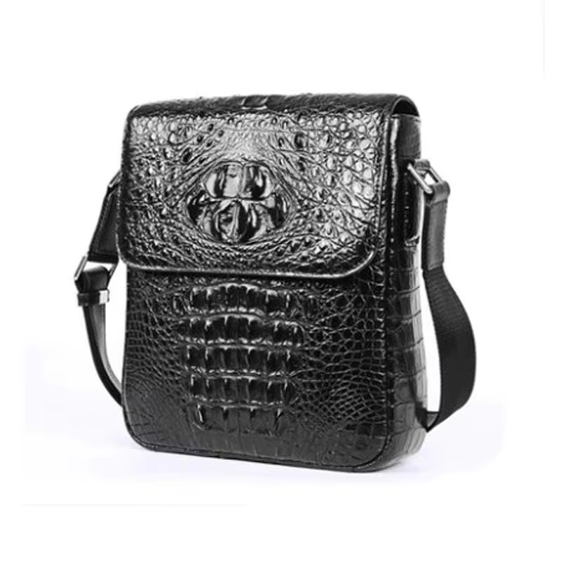 SL  crocodile leather men bag  male business  large capacity  Single shoulder bag  men bag leisure   fashion men bag