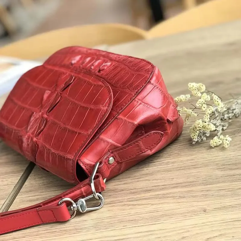 ourui new  selling  women  bag Female bag  red  One shoulder  aslant  Female small bag 25 cm women handbag