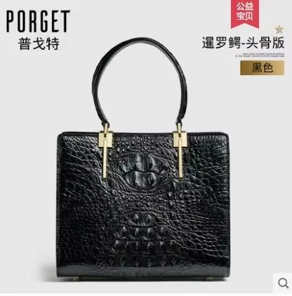 pugete  new Crocodile leather lady's bag fashionable female bag leather women bag