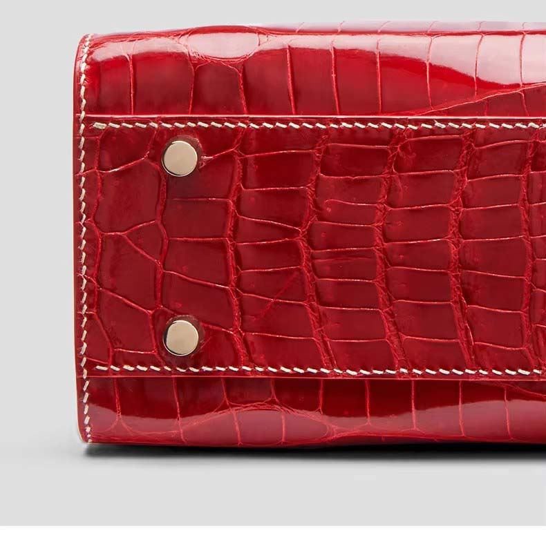  gete new 2026Crocodile leather handbag 、lady crocodile handbag for women estuarine crocodile handbag for femal handbag