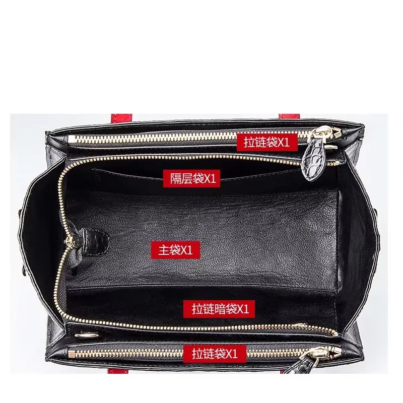 afanzhe new arrival  crocodile leather Female bag  fashion  Tote bags  leisure  Single shoulder women bag