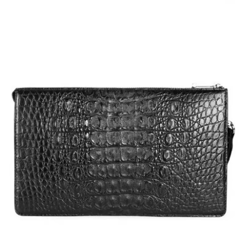 gete new New crocodile leather bag handbag large capacity wallet crocodile bag business men wrist  big