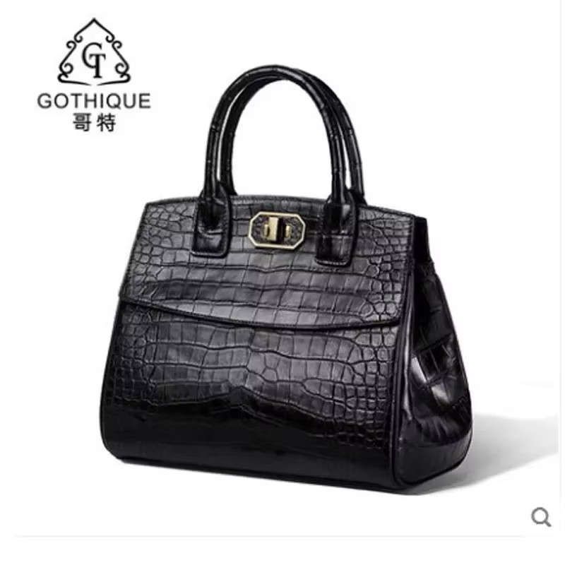 gete 2026 new new  crocodile leather bag fashion handbag simple cross women handbag