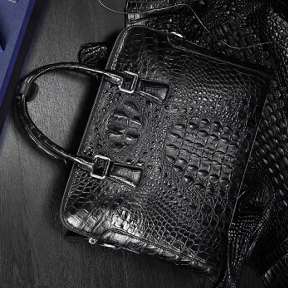 jianglang new real crocodile leather  men handbag male  Commercial  Single shoulder bag